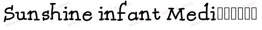 Sunshine infant Medi字体转换